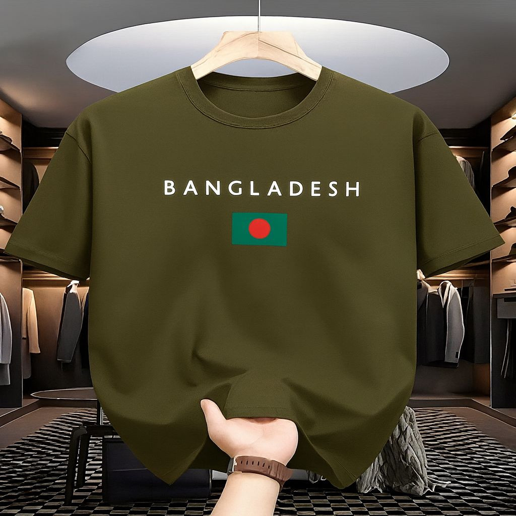 Premium Drop Shoulder Olive Colour BANGLADESH