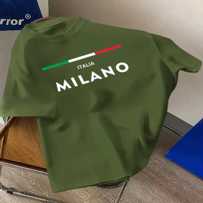 Premium Drop Shoulder Olive Colour MILANO